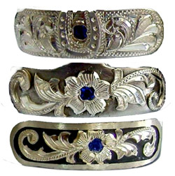 MDC Sterling Silver Stirrups Overlays